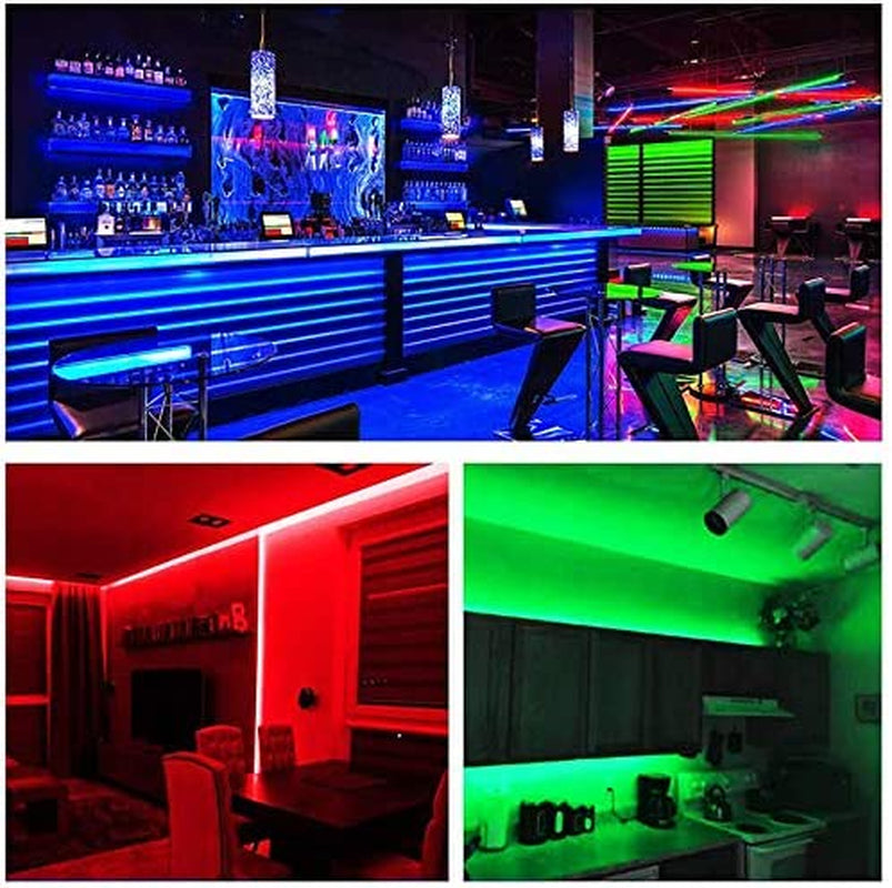 Led Lights Color Changing Led Strip Lights with Remote Controller 60 Ft, 2 Rolls of 30 Ft Led Lighting for Bedroom, Home Decoration