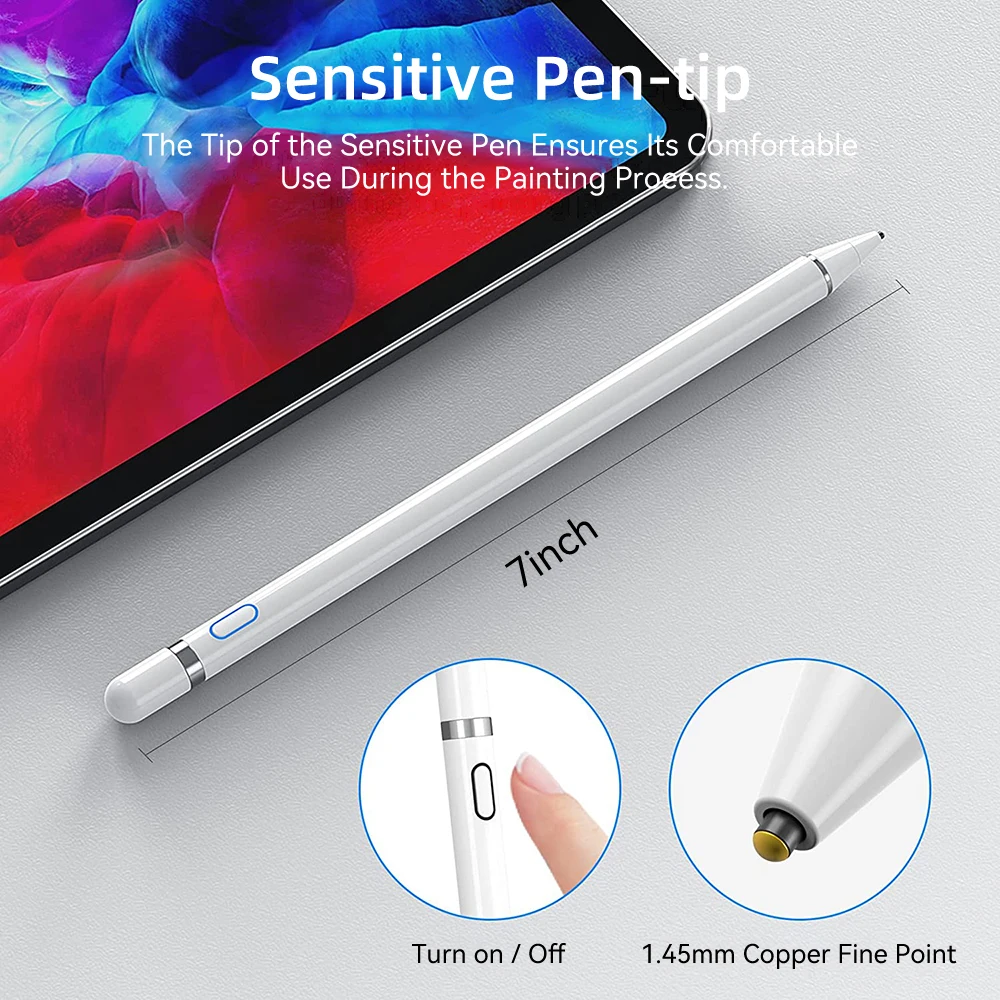 Pencil Stylus Pen for Apple Pencil Touch Pen for Phone Ipad Pro Samsung Huawei Xiaomi Pencil Tablet Mobile IOS Android
