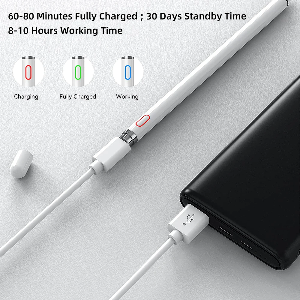 Pencil Stylus Pen for Apple Pencil Touch Pen for Phone Ipad Pro Samsung Huawei Xiaomi Pencil Tablet Mobile IOS Android